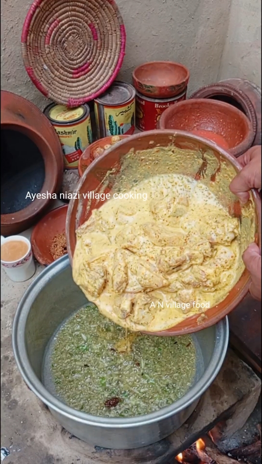 Yogurt chicken potato curry recipe #chickenkorma #CookingHacks #indianfood #amnavillagefood #germanyfoodguide #villagedasicurry 