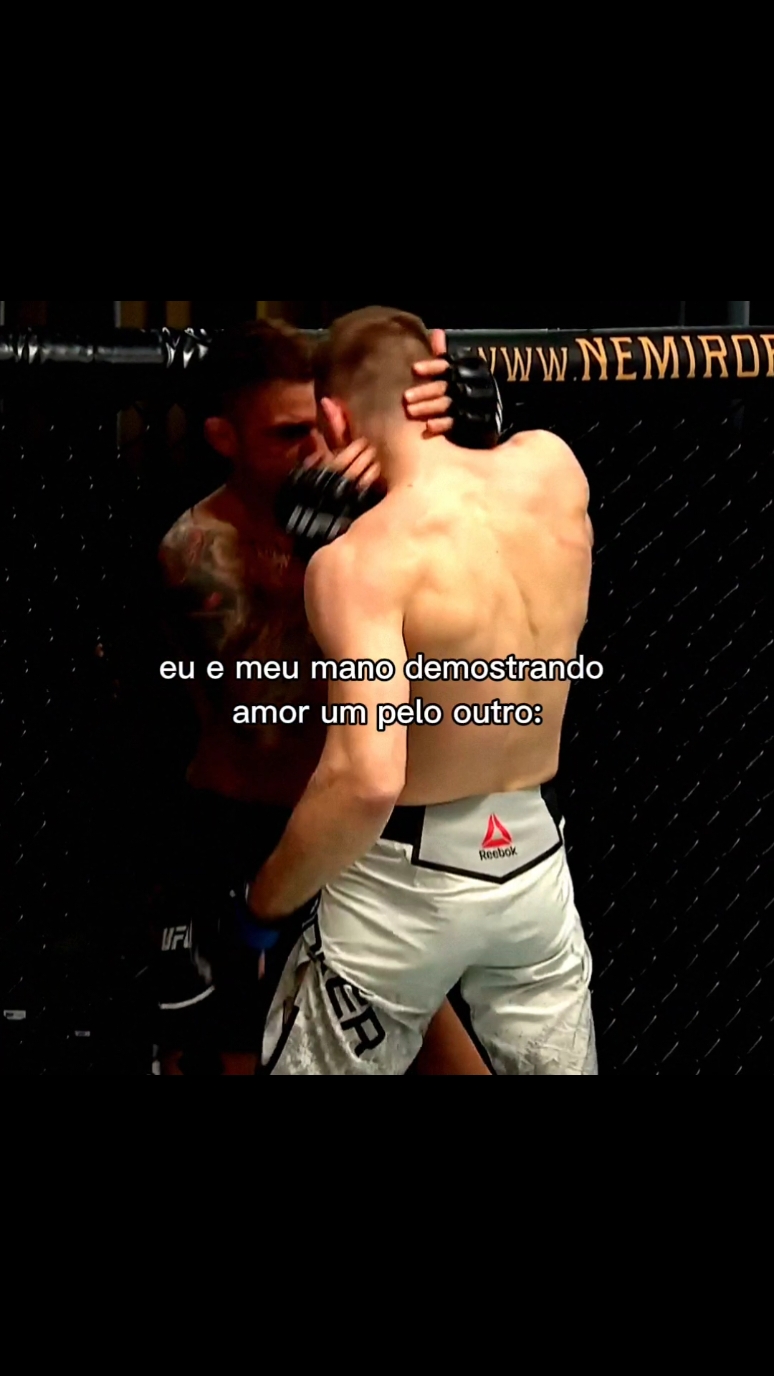 amizade verdadeira.  #dustinpoirier #danhooker #UFC #mma #boxing