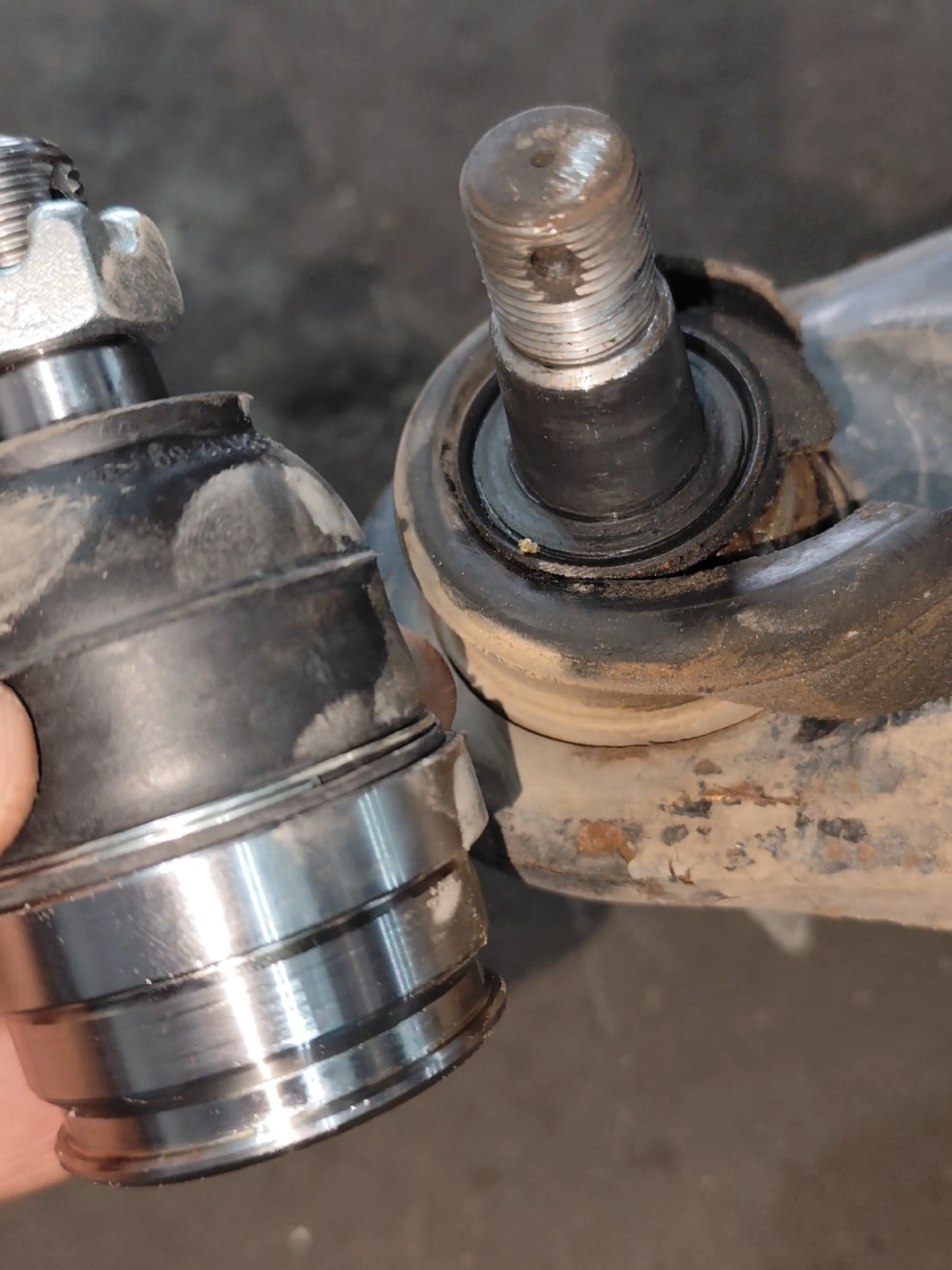 front Wheel Ball joint and Aram Bush Sound #howto #mechanic 