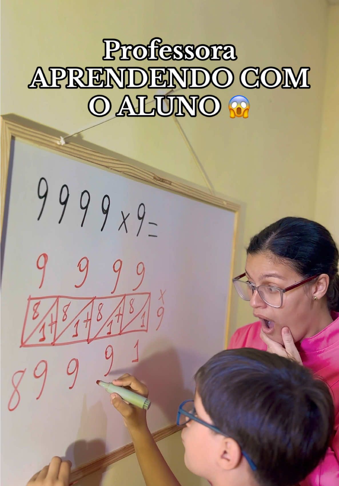 PROFESSORA APRENDENDO COM O ALUMO 👏🏻