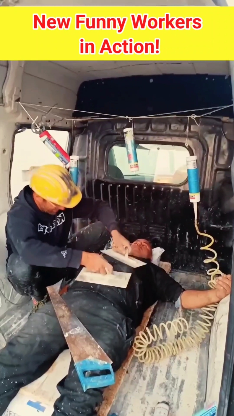 New Funny Workers In Action #FunnyWorkers #Workers #Construction #Newbie #Funny 