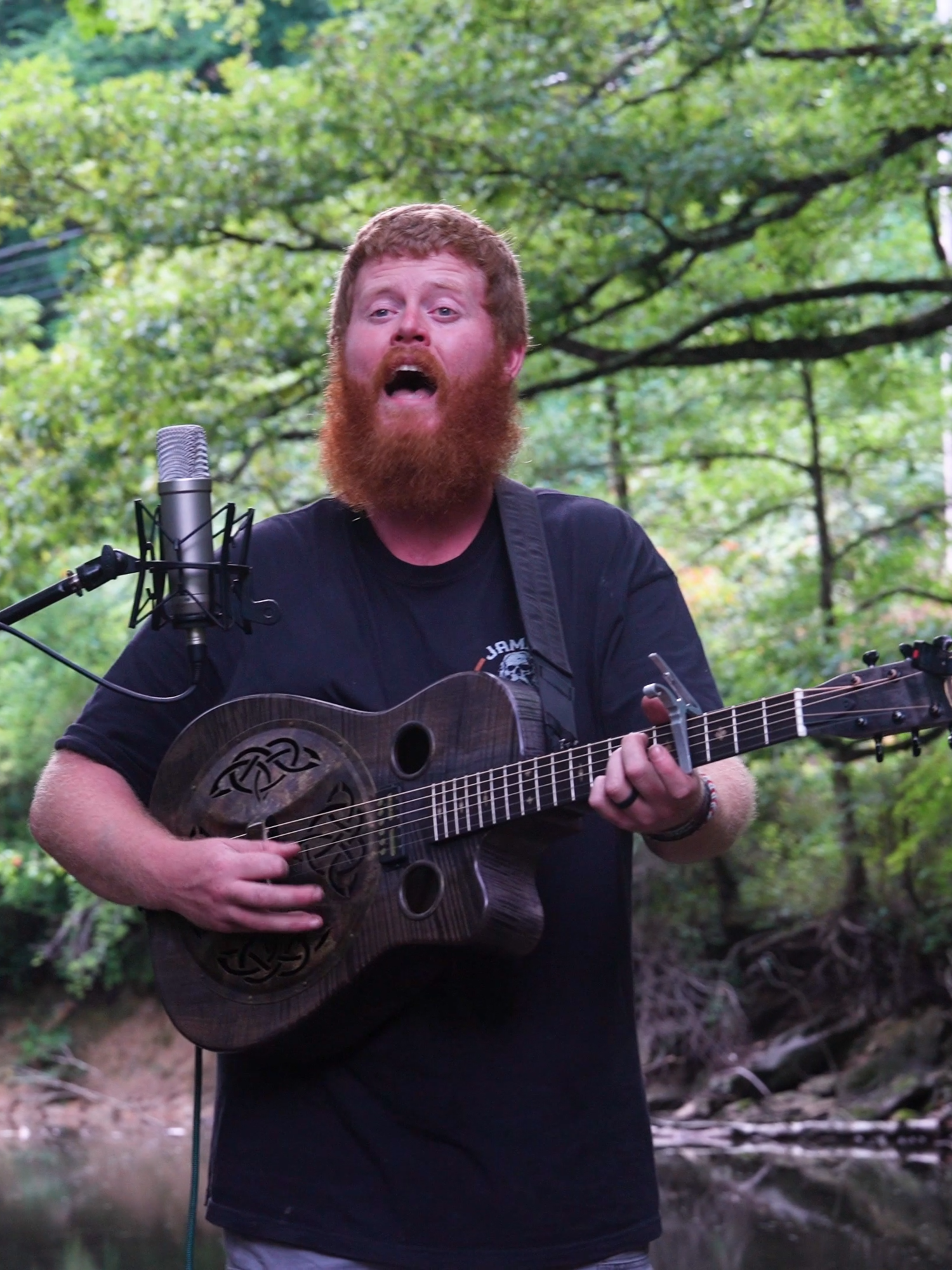 I have gotten hundreds of messages asking for a cover of Country Roads.  We filmed this over the summer and I forgot about it with all the insanity during tour.  It's not much but I hope you enjoy it!  Filmed on the Bluestone River in Mercer County WV. #FYP #tiktokmusic #countryroads