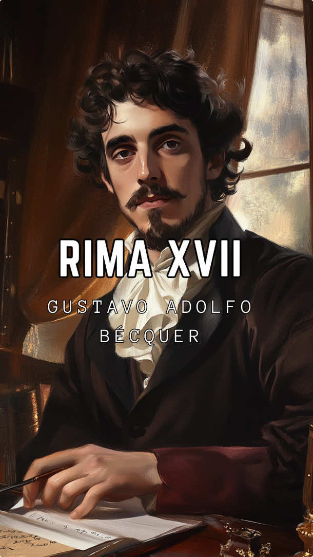 “Rima XVII” || Gustavo Adolfo Bécquer #literatura #becquer #gustavoadolfobecquer #poemas #poeta #frasesdeamor #frasesparadedicar 