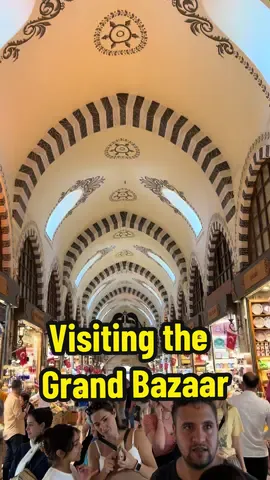 Visiting the worlds largest market, the Grand Bazaar in Istanbul! #istanbul #turkeytravel #grandbazaar 