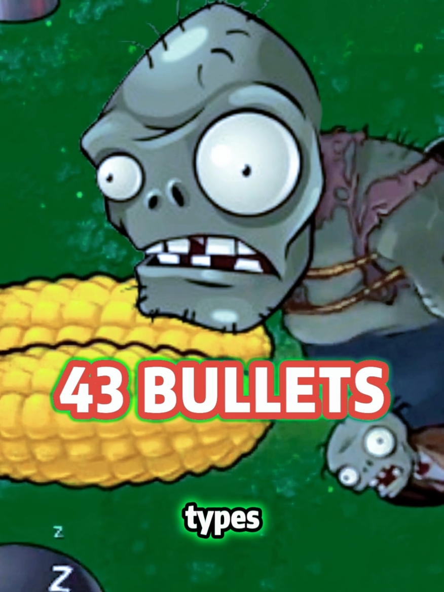 Which zombie can overcome all 5 types with 45 bullets? #pvz#plantsvszombies#pvz2#plantsvszombies2#fyp#foryou 