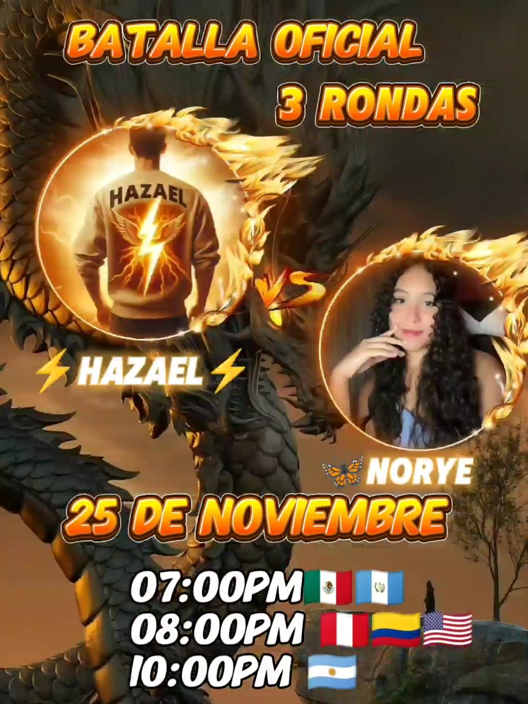 Mañana Batalla Oficial 🇲🇽😎⚡ @⚡️Hazael⚡️  @Douha laribii  @⚡️Edu ♾️ Aleximar🦥 @🐘 ⚡🦫Vane D' Edu & Hazael⚡⚡🙏 @🥀soto 🥀💜 @⚡️Stefany⚡️ @⚡️🌦️𝐍𝐈𝐂𝐊𝐈 [𝐀] 🏠🏦⚡️ @🐰YUYI D’HAZAEL⚡️ #batalla #batallaoficial #جولة #جولة_رسمية #douhalaribiii #dohalaribi #⚡ #mexico🇲🇽 #تونس🇹🇳 #livefest2024 #ضحى_العريبي #الشعب_الصيني_ماله_حل😂😂 #خلها_تبرق_وترعد  @♨️🔥Angie🇧🇷Flow🔥♨️ @👹⚡️Big Boy M[A]nny⚡️👹 @🐺🇵🇪 HABLAPE! @🦇Lapaisiita🦇 @🐼🎶Y𝖊𝖗𝖘𝖔𝖓 @[A] @[A] @𝓡2𝓻𝓸💥 @Laprofe 