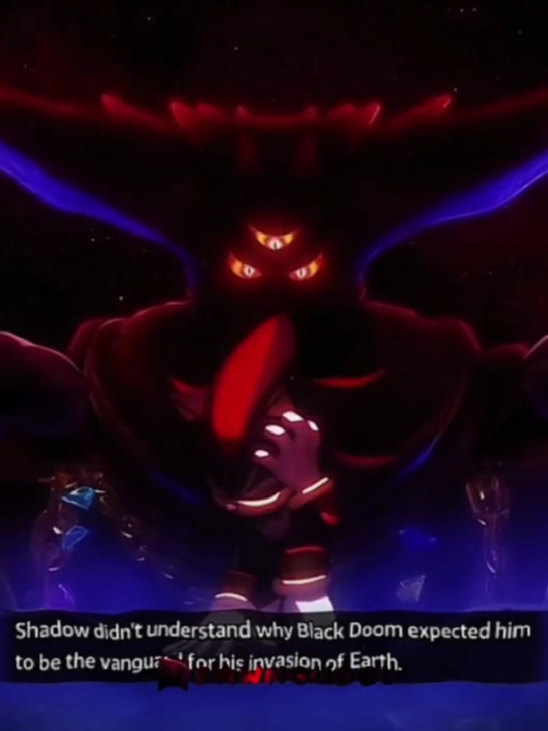 #BLACKDOOM —> i haven't edited in so long so this looks absolute buns but the new twitter takeover inspired me lolz // #sonic #shadow #blackdoom #sonicthehedgehog #shadowthehedgehog #devildoom #sonicthehedgehog💙💙 #shadowthehedgehog❤🖤 #sonicedit #edit #fawngudel