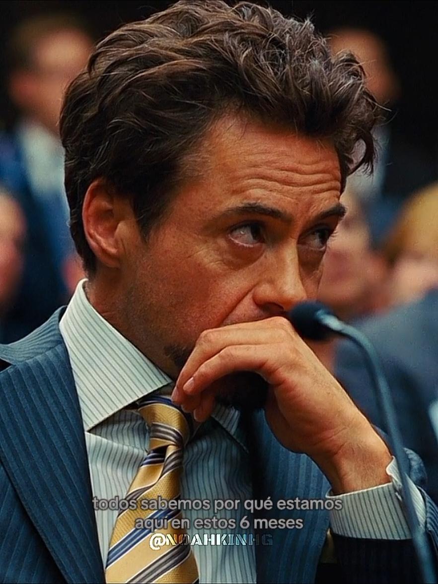 Tony Stark en el Juicio #fyp #tonystark #ironmanedit #robertdowneyjr #parati #ucm 