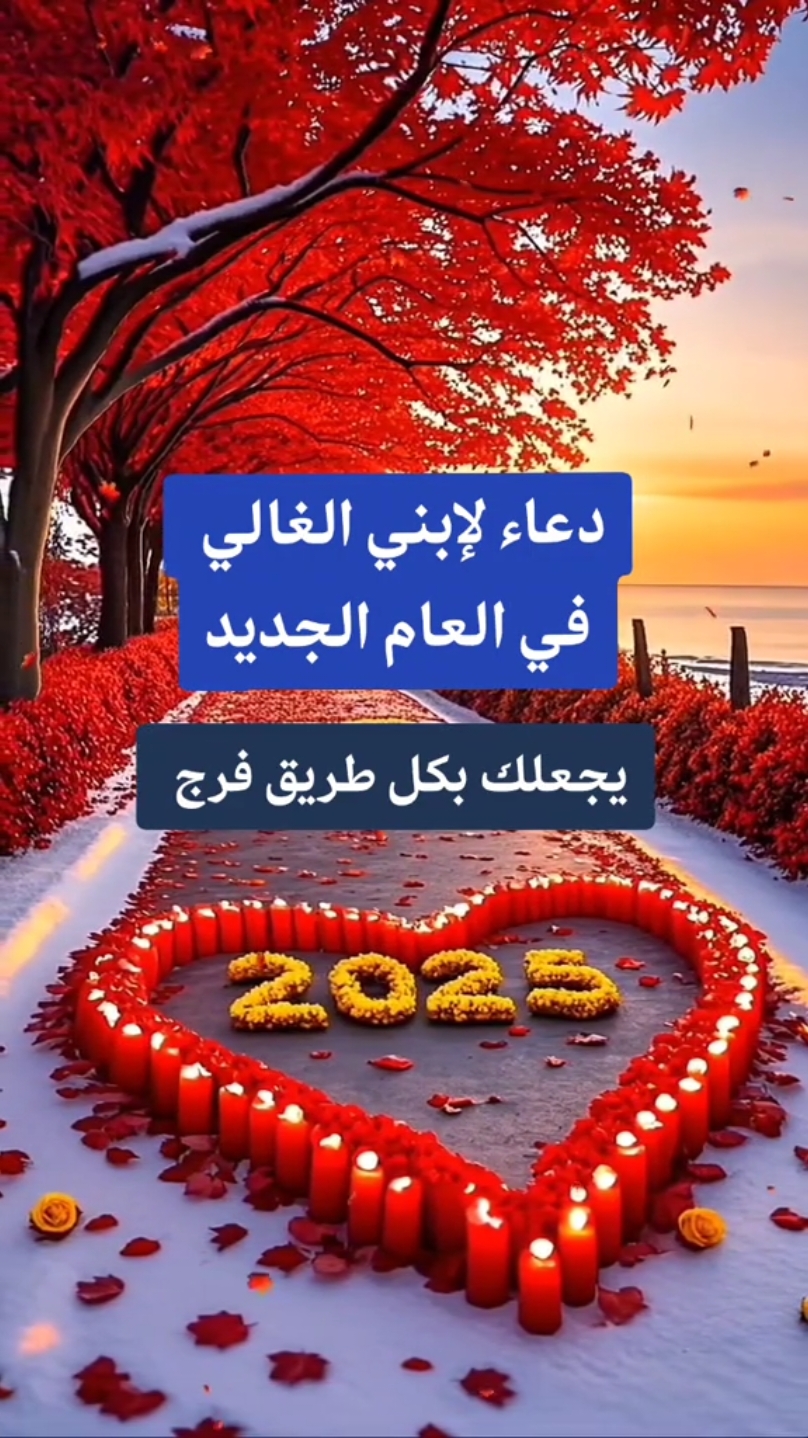 دعاء لإبني الغالي في العام الجديد  #ابني #عام_جديد #عام_جديد_2025 #2025 #٢٠٢٥ #سنة_جديدة #هابي_نيو_يير_بالعربي  #دعاء_السنة_الجديدة #دعاء #happynewyear #كل_عام_وانتم_بخير #راس_السنه #عام2025 #اكسبلور #اكسبلوررر #اكسبلور_exblore #تيك_توك #تيكتوك 