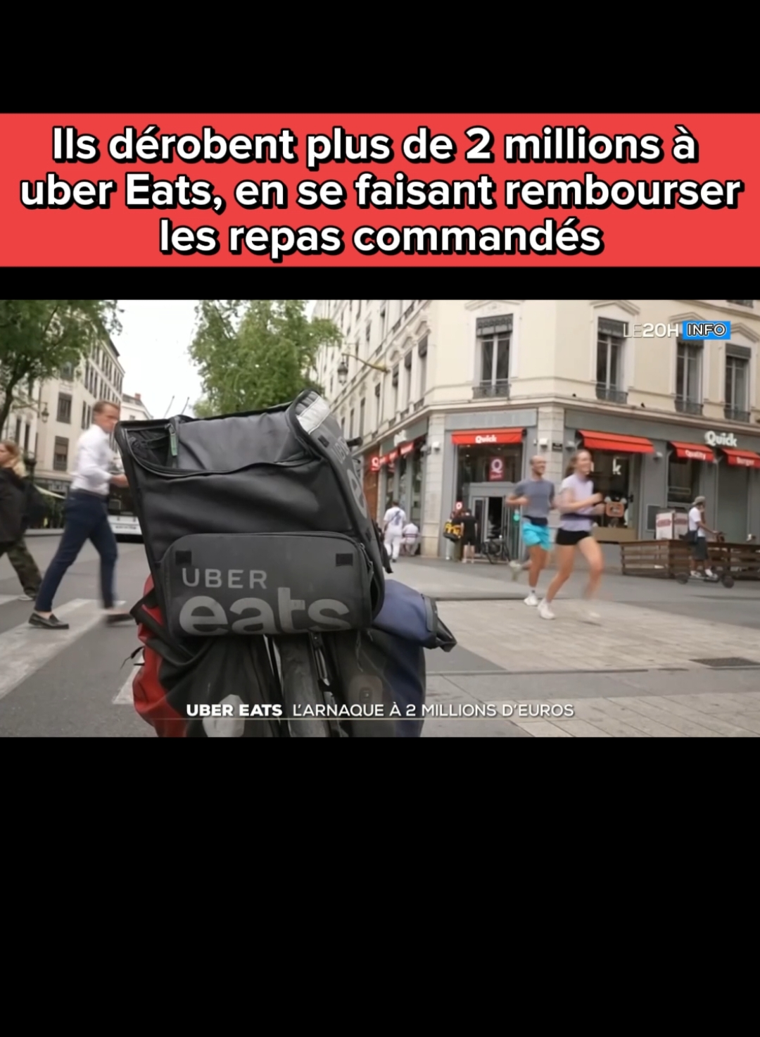 Ils dérobent plus de 2 millions à Uber #info #actu #actualité #repas #police #commande 