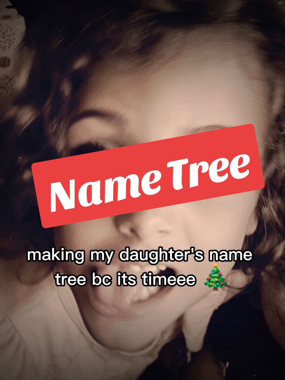Christmas time is here! #nametree #christmastime #girlmama #CapCut 