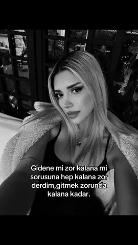 Bazen de sevgisizlikten degil zorunluluktan 