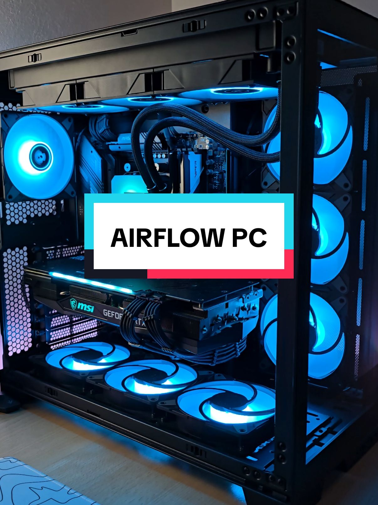 Airflow PC #airflow #pc #pcgaming #pcgamer #computer #hardwarefra 