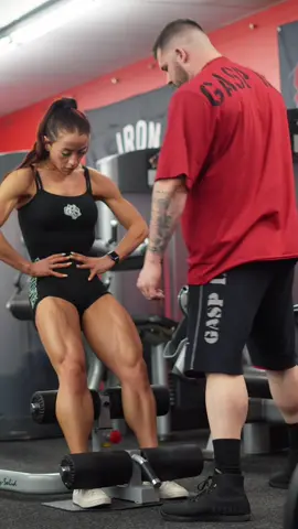 HOBBLING out of the gym lol. We superset these with cluster sets on the quad extension 