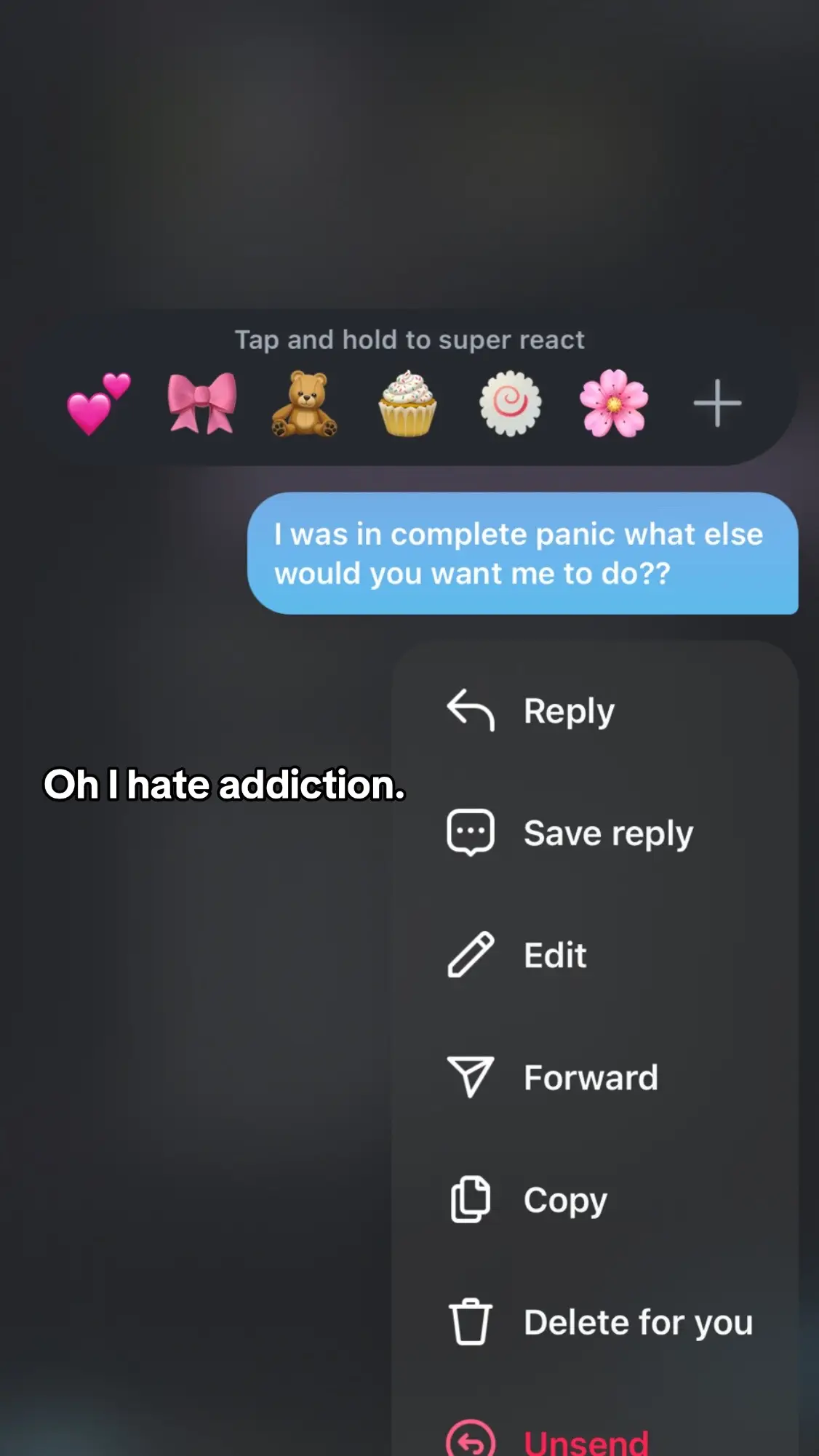 #🎀🎀 #🧁 #🍰💕 #_pumk1n #vent #relatable #slide #addiction 