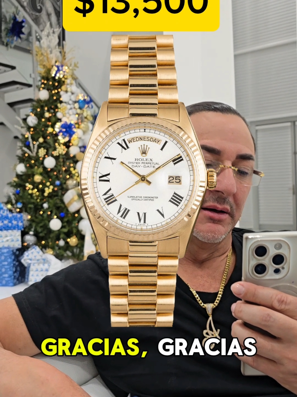 Otro cliente feliz con su Nuevo Presidente🤝 . Agradecido por cada cliente que confia en nosotros para hacer sus compras o ventas🙏 Siempre estare para ustedes aunque no esté en mis tiendas 24/7 disponible 🙌 Feliz domingo para todos! . . #arielsjewelry #happysunday #explorepage #rolexdeals #miamilife 