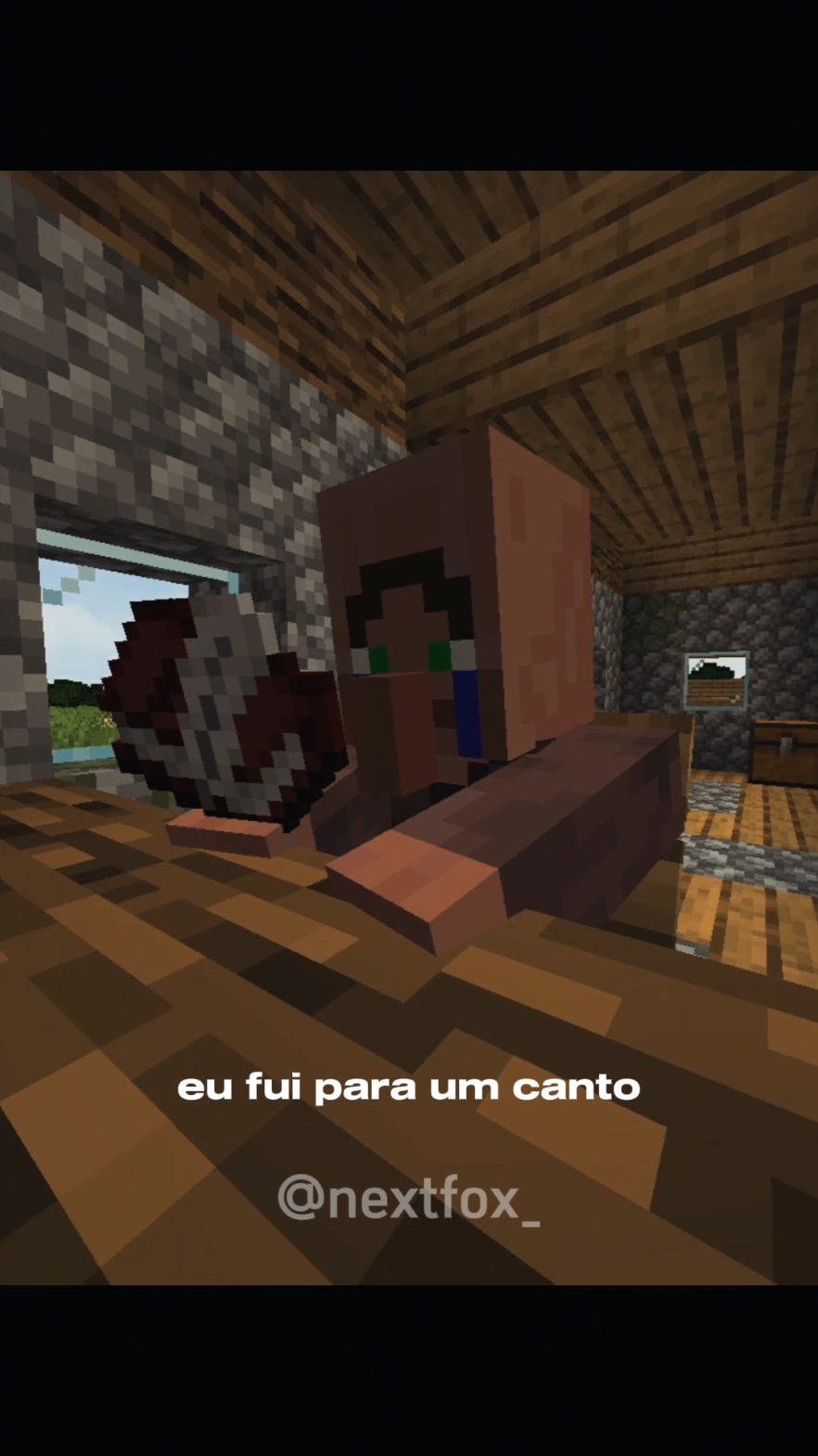 Quando estava triste..... #mcmarcinho #Minecraft #Minecraftmemes 