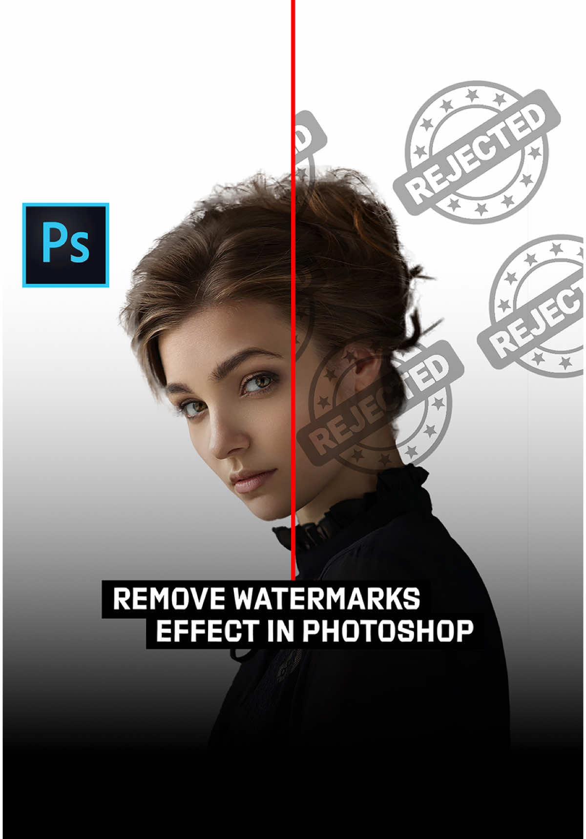 How to remove watermarks in Photoshop  . . . . #photoshop #photopraphy #art #design #tutorial #digitalart #photoshoptutorial #graphicdesign #graphicdesigner