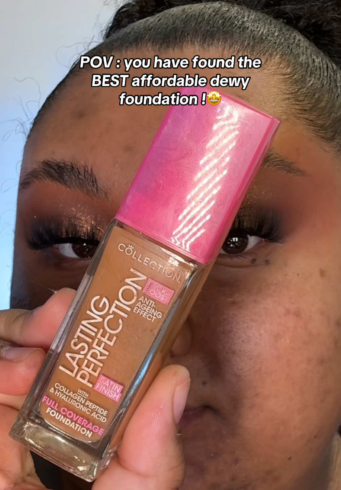 POV you found the best affordable foundation ! 🤩🤪 ( honestly is the best ! )  @collectioncosmetics #makeup #makeuptutorial #pov #makeupartist 