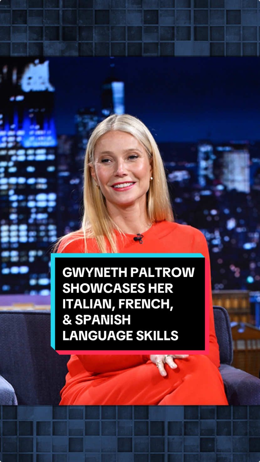 Gwyneth Paltrow showcases her Italian, French, and Spanish language skills! #FallonTonight #TonightShow #GwynethPaltrow #JimmyFallon 