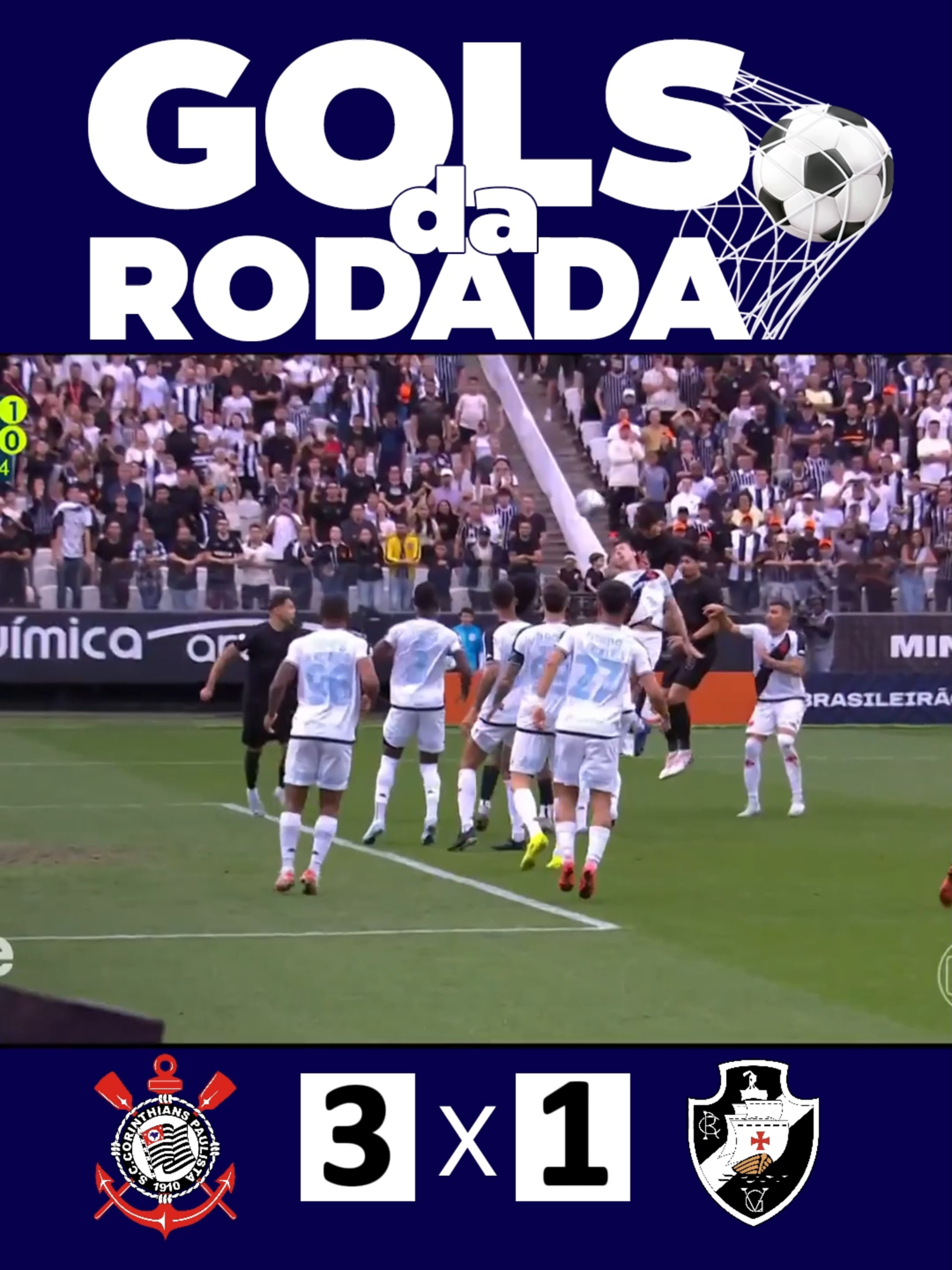 Gols da Rodada,  Corinthians x Vasco #brasileirao #corinthians #vasco