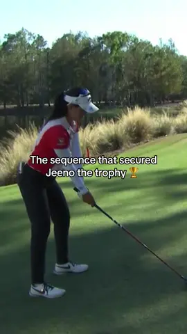 Living for the drama of this finish from @Jeeno Atthaya Thitikul 🤑🤑🤑 #millionaire #golf #lpga 