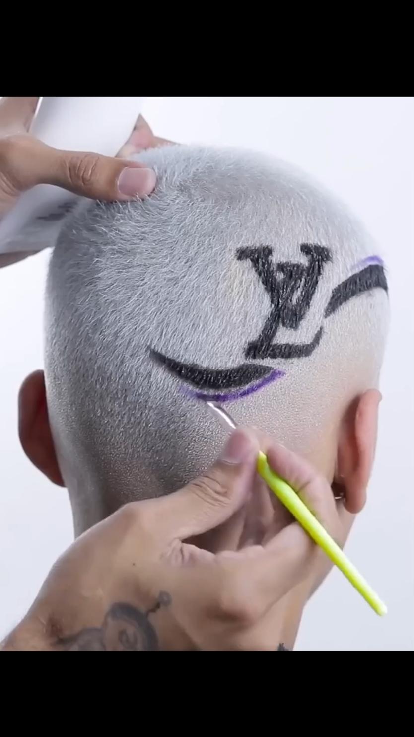 louis Vuitton hair style  #barber #barbershop #barber💈 #barberchallenge 