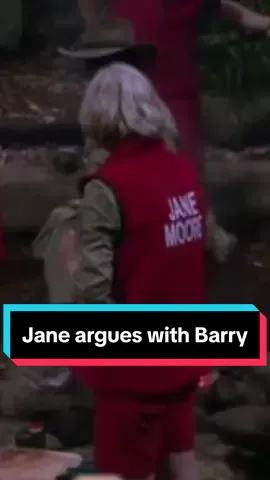 Jane Moore argues with Barry 😳 #janemoore #dannyjones #barrymcguigan #imaceleb #imacelebrity #imacelebritygetmeoutofhere 