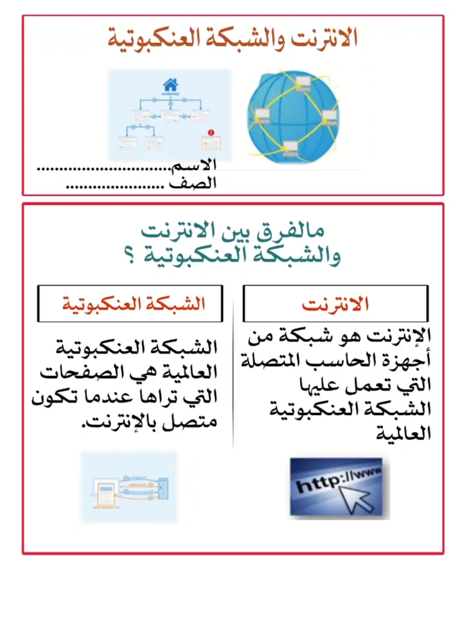 #رقمية_خامس الفرق بين الانترنت والشبكة العنكبوتية  دخلي التليجرام تلقينها بدقة عالية حساباتي    اليوتيوب https://2u.pw/1S6EcPB تليجرام https://t.me/rai1435 انسخي الرابط والصقيه بالواتس لان هنا الروابط ماتفتح 🩷 