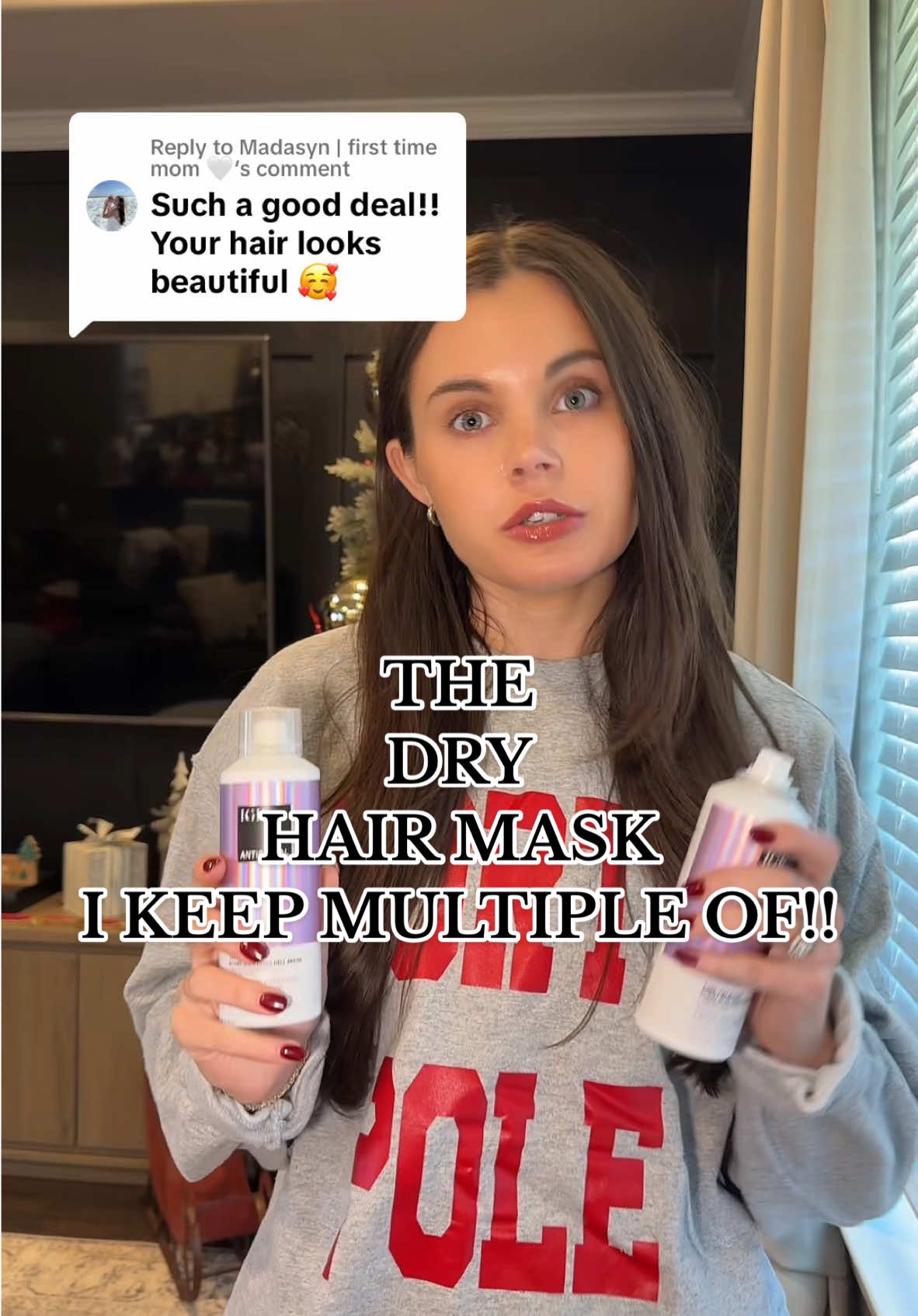 Replying to @Madasyn | first time mom 🤍 The deals are CRAZY on the IGK dry bonf building hair mask that I SWEAR BY! #tiktokshopblackfriday #tiktokshopcybermonday #tiktokshopbeauty #haircareroutine #hairmask 