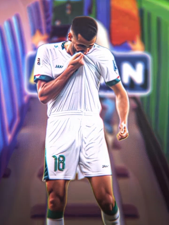 Ayman Hussein in new trend 🦁☠️🔥 #Iraq #football #ah9 #aftereffects #fyp #viral #iraq 