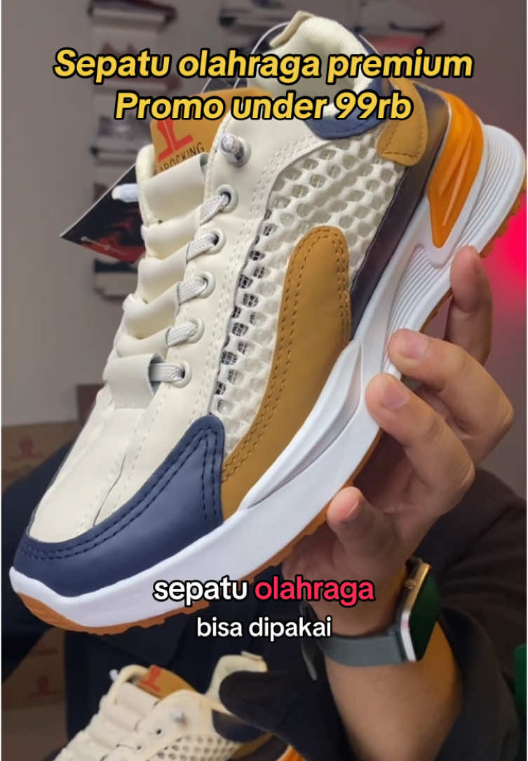 Sepatu olahraga mewah anti slip, masih promo stok sedikit😭 #larocking #sepatularocking #larockingloki #sepatujalan #sepatugym #sepatuolahragamewah #sepatupriawanita 