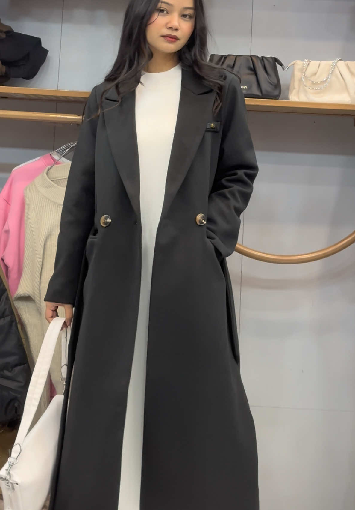 High quality overcoat #longcoat#kuntungwardrobe