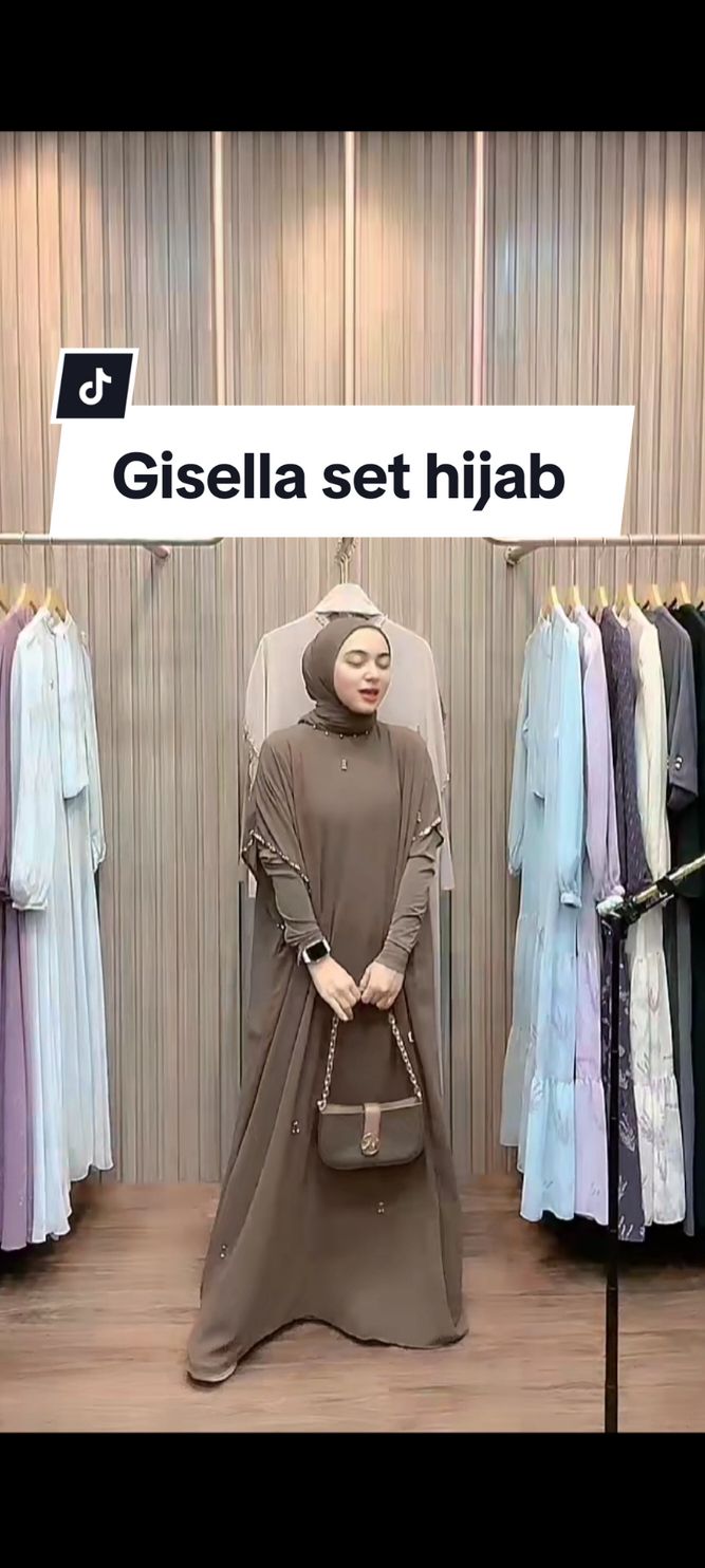 Gisella set hijab by Aisyalina abaya set hijab busui friendly  #aisyalinastore #cuantanpabatas #heni1406 #promoguncang1212 #paydaysale #wibgajian #abaya #gilagilajualan #gamissethijab 