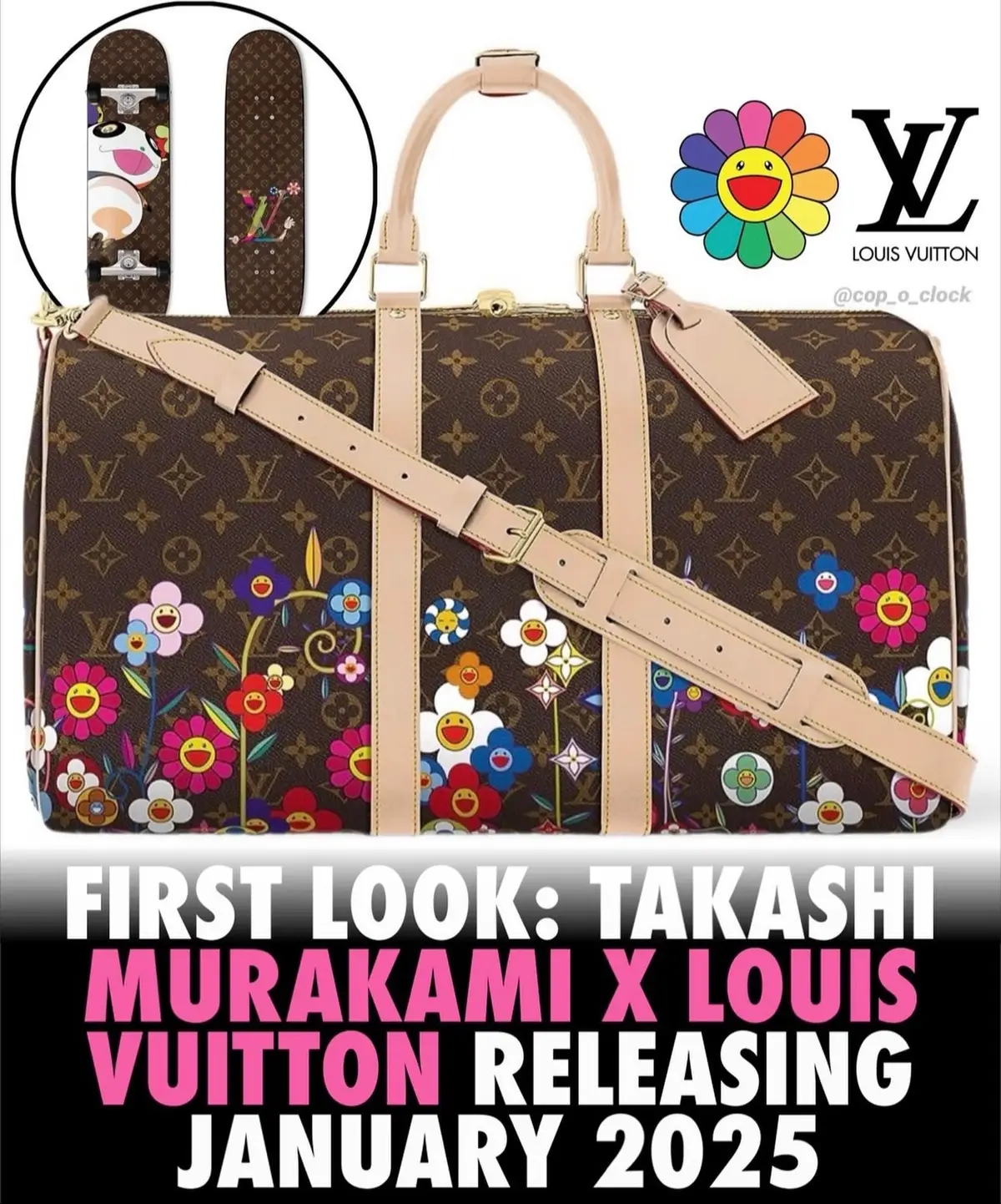 First look at the upcoming Takashi Murakami x Louis Vuitton collection expected to release in January 2025🌸 #sneakers #sneakerhead #fy #foryou #louisvuitton 