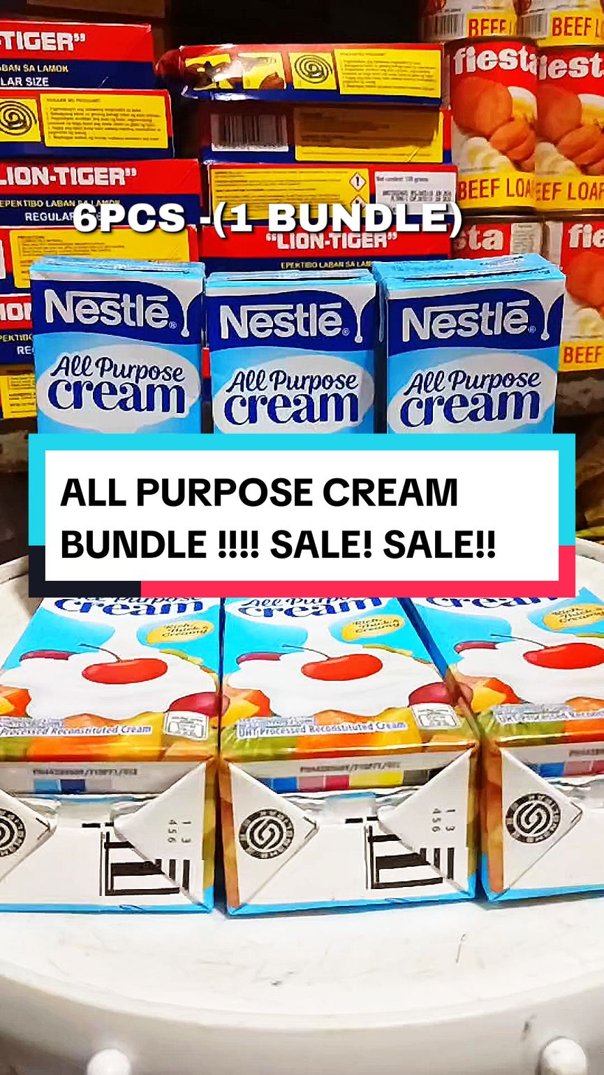 Habol na mga mommys nakadiscount price pa ngayon ! Nestle All purpose Cream bundle of 6pcs !  #nestle #nestleph #allpurposecream #nestleallpurposecream #fyp #foryoupage #trendingvideos #fypシ゚ 