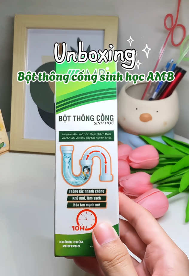 Bột thông cống sinh học AMB #botthongcongsinhhocamb #botthongcong #giadung 