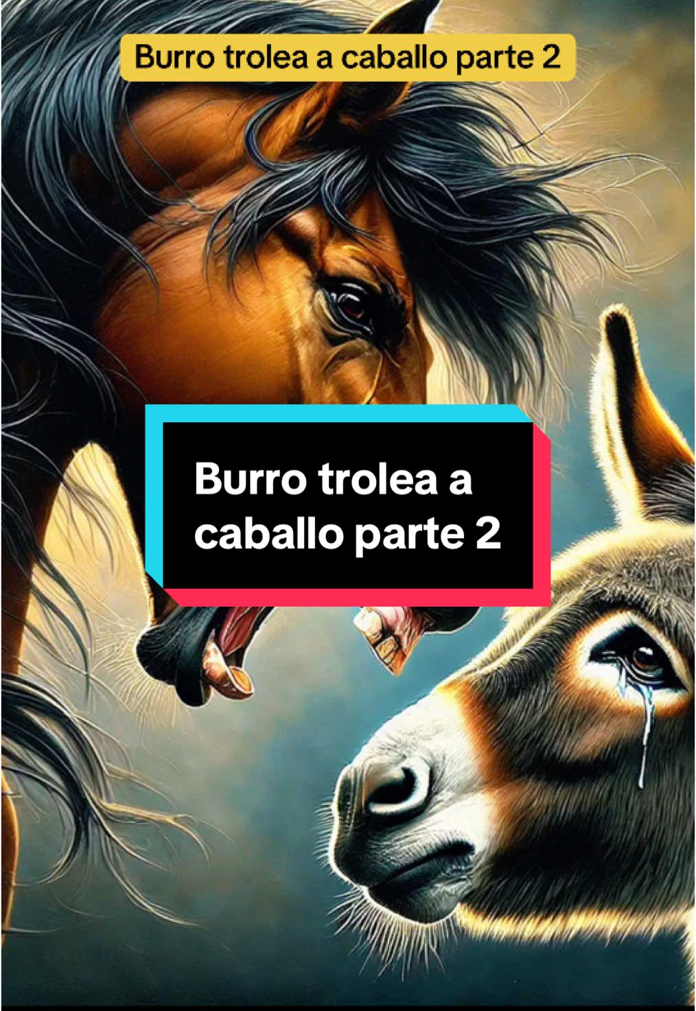 Burro trolea a caballo parte 2