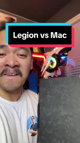 You have a Mac? I have a LEGION #theultimatenerd #GamingSetup #gamingroom #gamer 