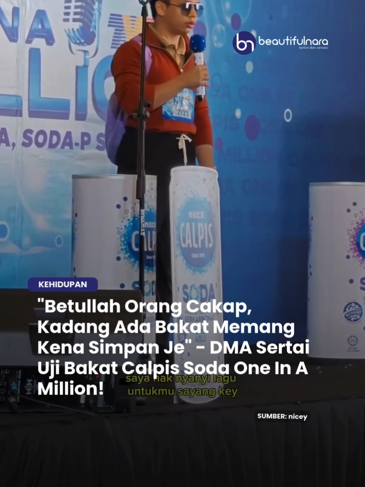 Jadi DMA lepas tak audition tu? #NaraViral #NaraTrending #trendingnewsmalaysia #sembangentertainment #dmaislam #CalpisSodaOneInAMillion