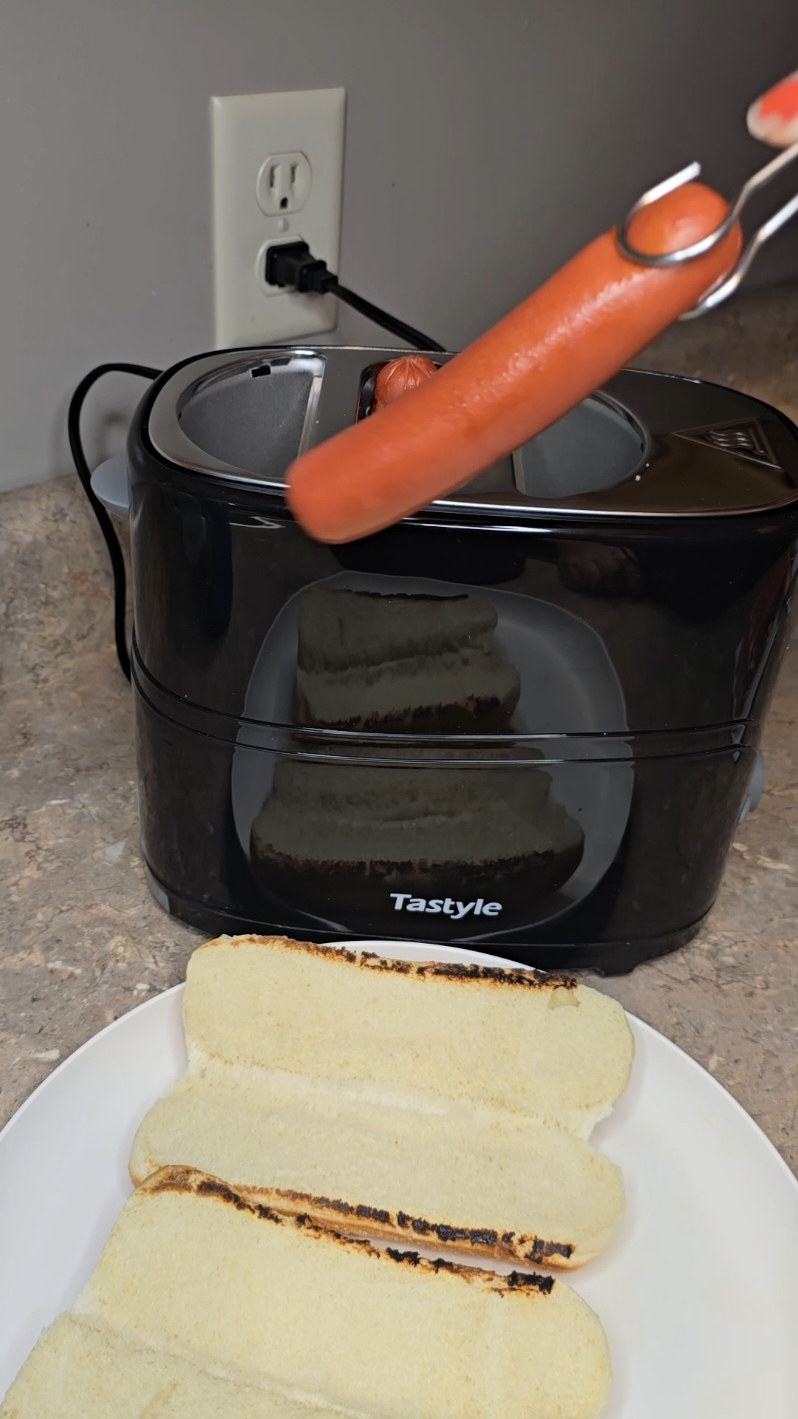 #hotdogs #Perroscalientes #recetasrapidas #recetaspracticas #toaster 