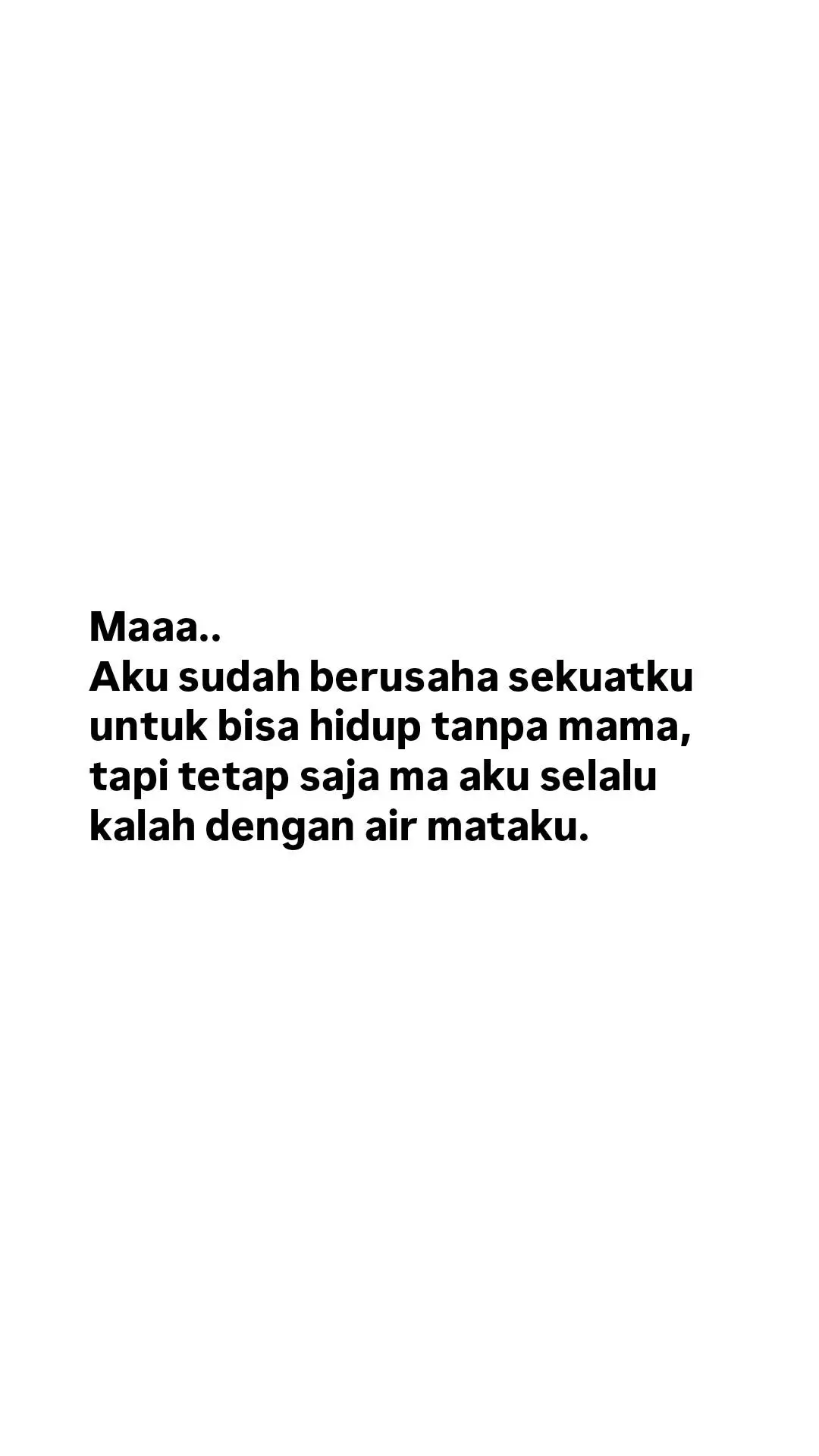 boleeh peluk ga maa:)🙃 #mama #kangenmama #kehilanganmama #masukberanda #fypage #quotes 