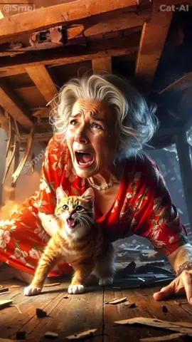 [Part 2] Watch till The End!🙀 #aicat #cat #aivideos #lovecats #cute #catlovers #meow #kitty #catsoftiktok #foryoupage #pet