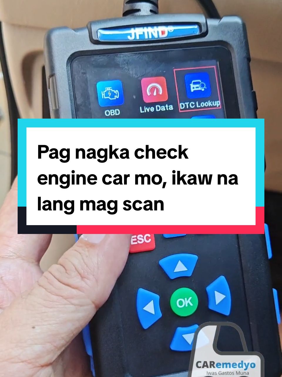 JFIND JF700 Scanner for cars and motorcycles  #caremedyo #longervideos #obd2 #obd2scanner #checkengine 