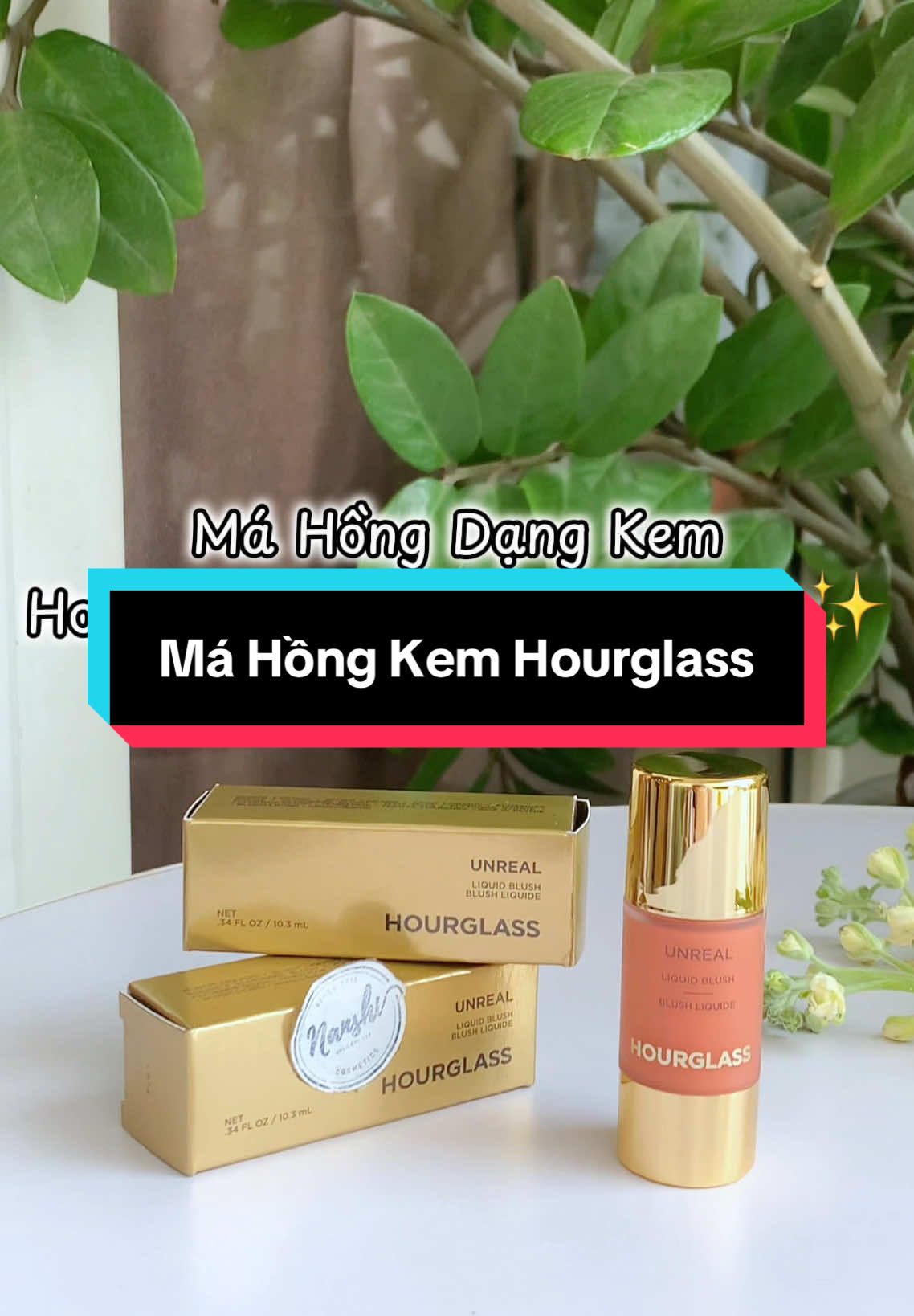 Má hồng kem Hourglass Unreal Liquid siu iuuu cho các nàng nèeee 🥰💖💖💖 #mypham #chinhhang #mahong #mahongkem #makeup #trangdiemmat #mahongdangkem #makem #trangdiem #xinh #xh #trend #hot #virial #vhl 