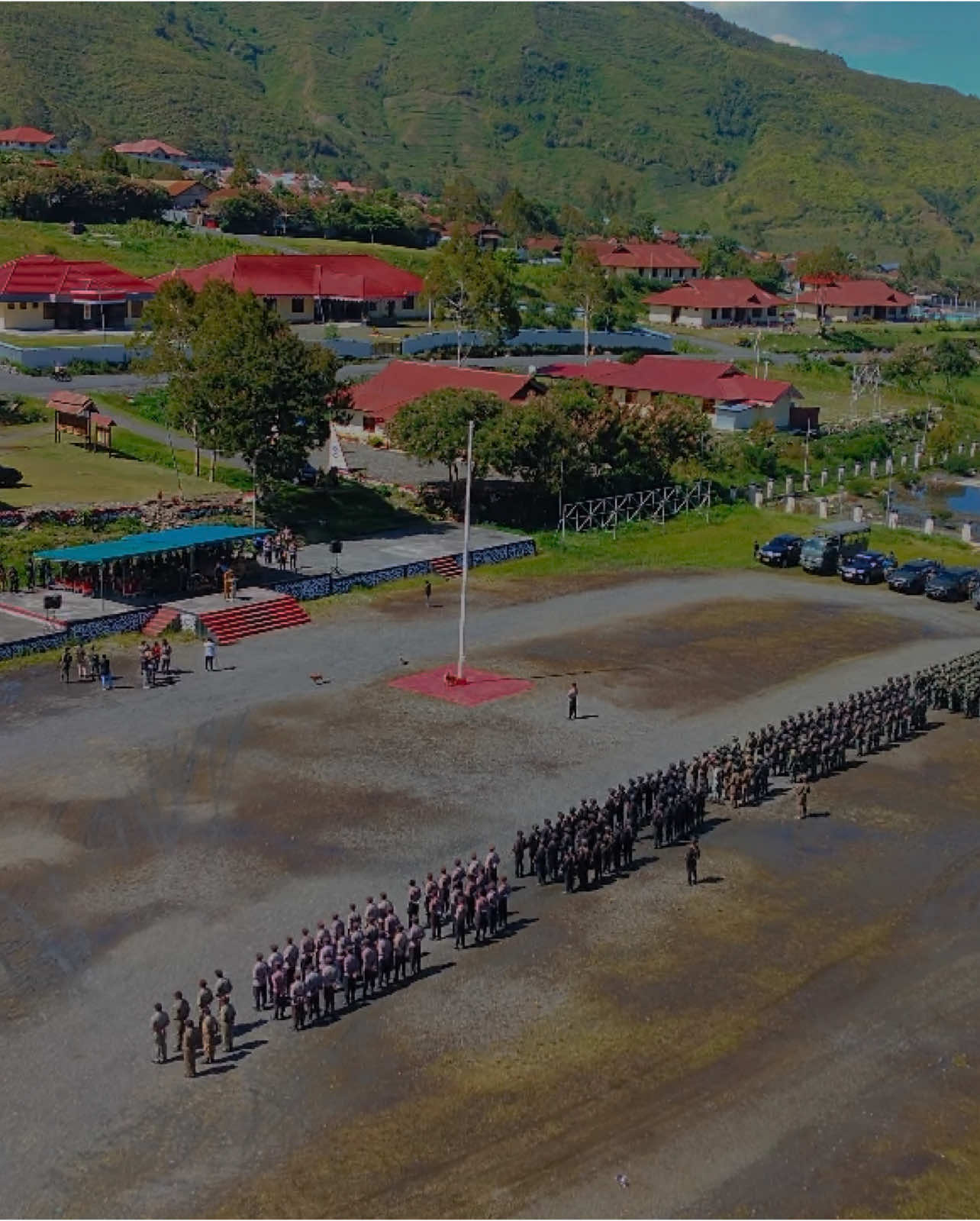 Apel Gelar Pasukan Dalam Rangka Kesiapan Pengamanan Dan Pergeseran Logistik Pilkada Serentak 2024.