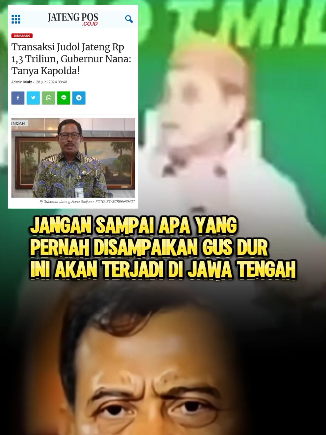 Jangan sampai jawa tengah dipimpin oleh orang yang memakann uang judi, Aamiin 🤲 #judol #jawatengah #jateng #pjnanasudjana #pilgubjateng #pilkadajateng #videoviral #viraltiktok #bocaheganjar #bocaheramboperkasa #vypシ 