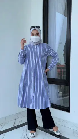 Tunik katun poplin salur paling best seller ada motif baru nih😎 Jangan sampai kehabisan guys✨ #zalfaoutfit #fyp #tunikkekinian #tunikcantik #tunikmurah 