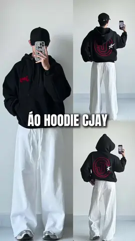 Áo hoodie cjay thêu xù brand jay #xuhuong #fyp #review #outfit 