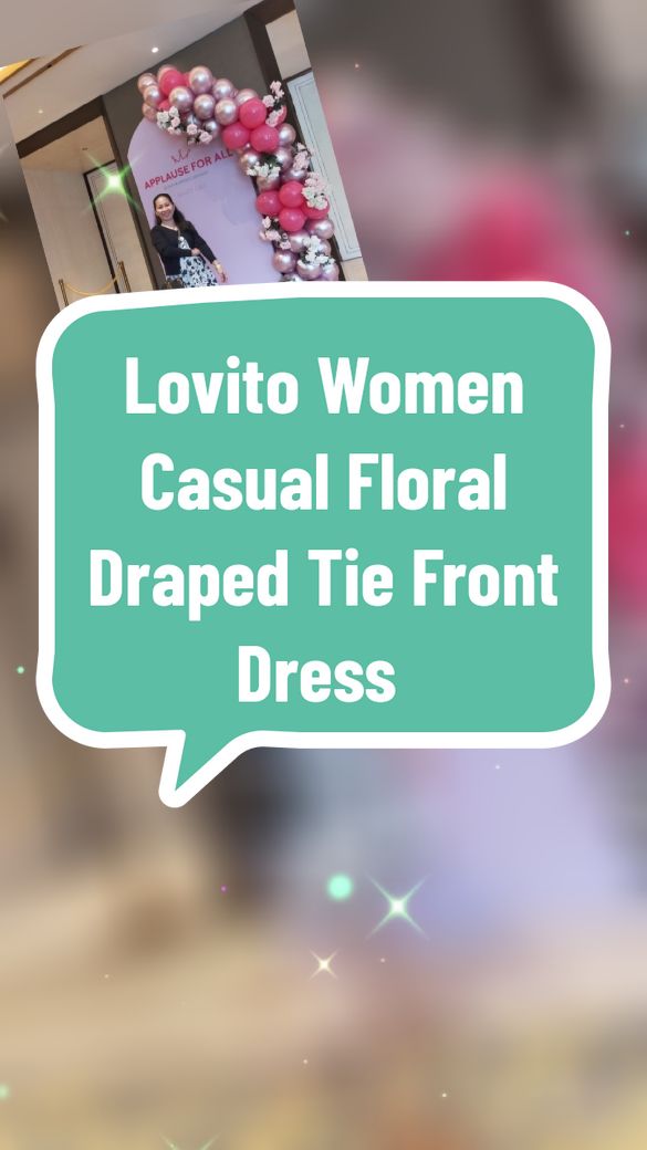 nqpaka elegante,  classy ng dress and i love it so much #lovito #floral #dress #casual #women 